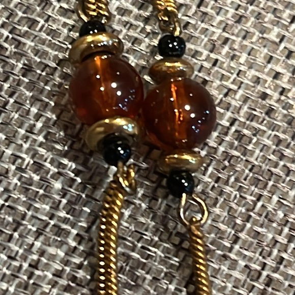 Vintage Necklace - amazing Medallion with beads/resin balls - Picture 3 of 8